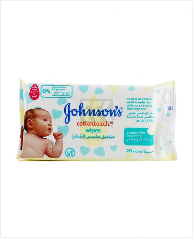 johnson's baby wipes cotton touch