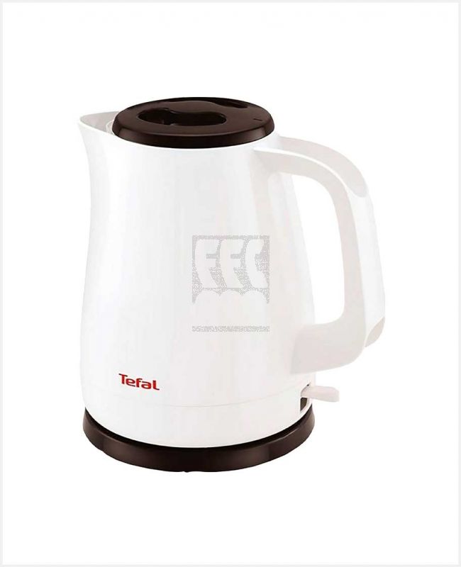 TEFAL WHITE KETTLE 1.5LTR K0150127