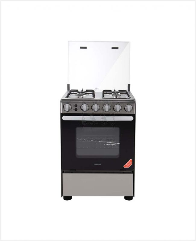 GEEPAS 4 BURNER GAS COOKING RANGE AND GRILL 60X60 GCR6058