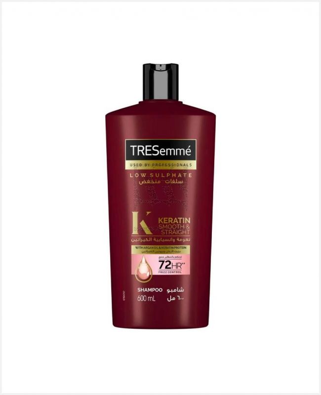 TRESEMME KERATIN SMOOTH & STRAIGHT SHAMPOO 600ML