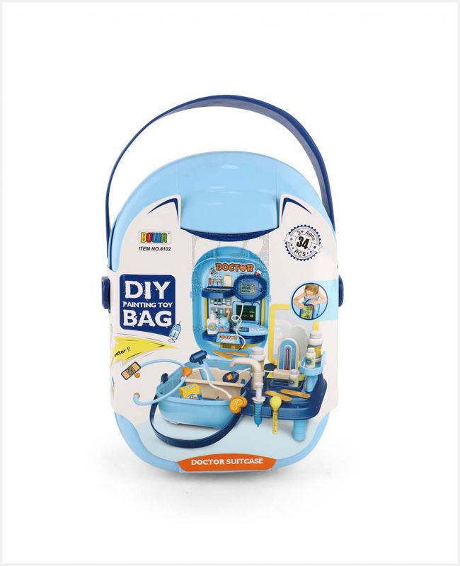 Buy Bowa Diy Painting Toy Bag Doctor Suitcase FFC Qatar.