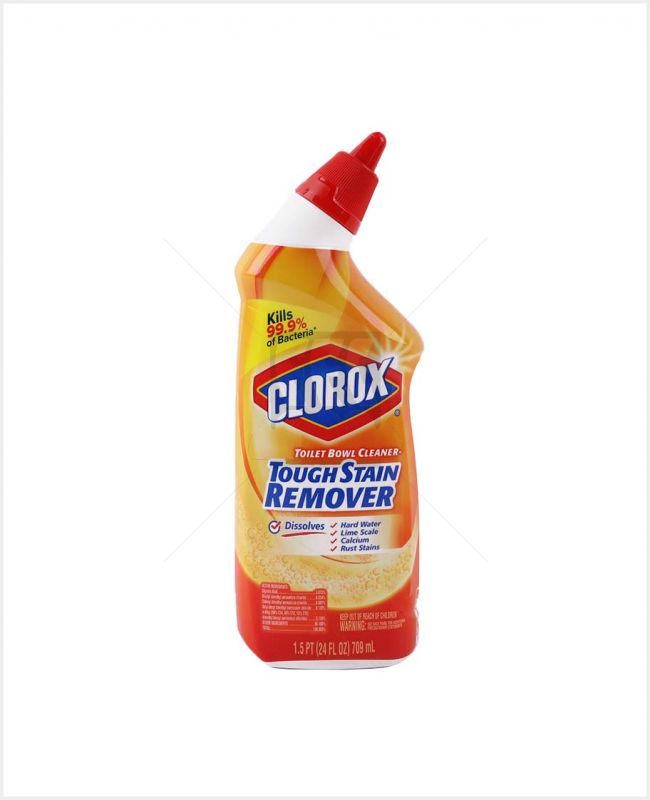 CLOROX TOILET BOWL CLEANER FOR TOUGH STAIN REMOVER 709ML