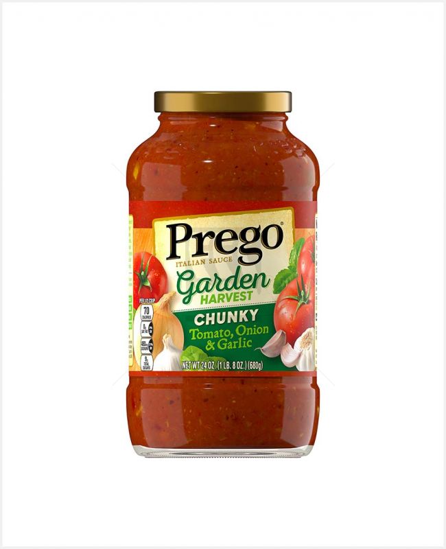 PREGO TOMATO ONION&GARLIC ITALIAN SAUCE (24OZ) 680GM