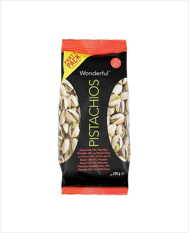 WONDERFUL PISTACHIOS SWEET CHILI 220GM