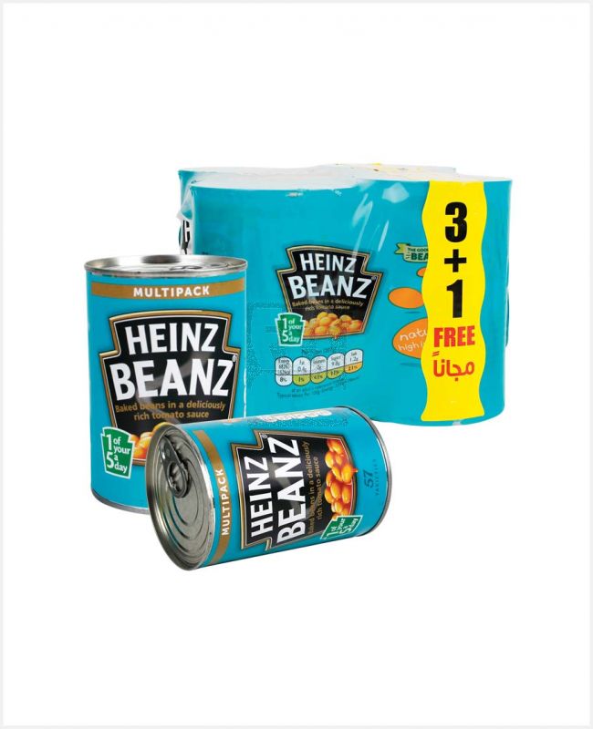 HEINZ BAKED BEANS 415GM 3+1 FREE SPECIAL OFFER