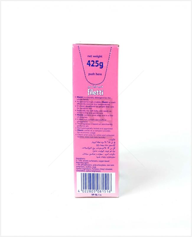 filetti washing powder