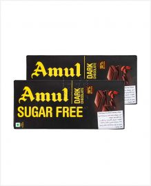AMUL SUGAR FREE DARK CHOCOLATE 2X150GM @S.OFFER