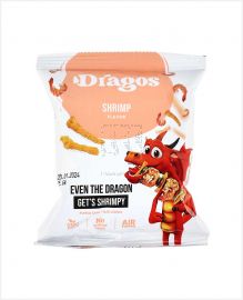 DRAGOS PUFFED CORN SHRIMP FLAVOR 100GM