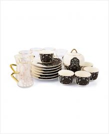 ANCIENT TEA CUP AND SAUCER AND CAWA CUP 20PCS GY1040